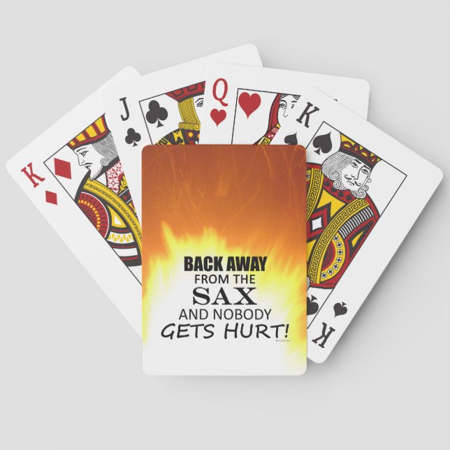 Jeu De Cartes Revenez De La Carte De Jeu Sax (dos)