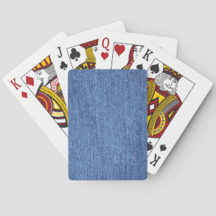 Jeu De Cartes Revêtement bleu blanc Denim - Regarder l'image