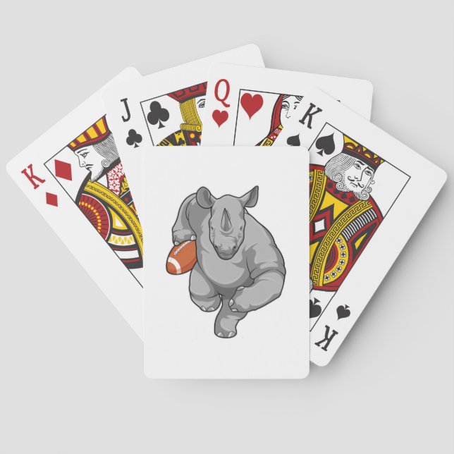 Jeu De Cartes Rhino de football (dos)
