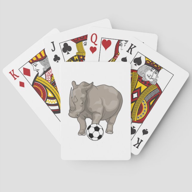 Jeu De Cartes Rhinocéros Soccer (dos)
