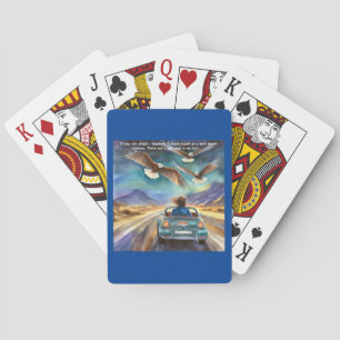 Jeu De Cartes Rick London Conduisant Dans Le Noir Bande Dessinée