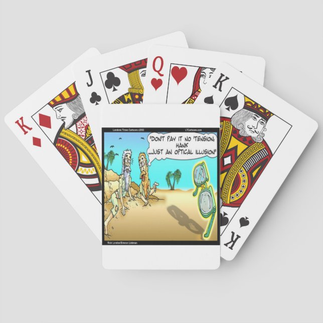 Jeu De Cartes Rick London Optométriste drôle d'optique illusion (dos)