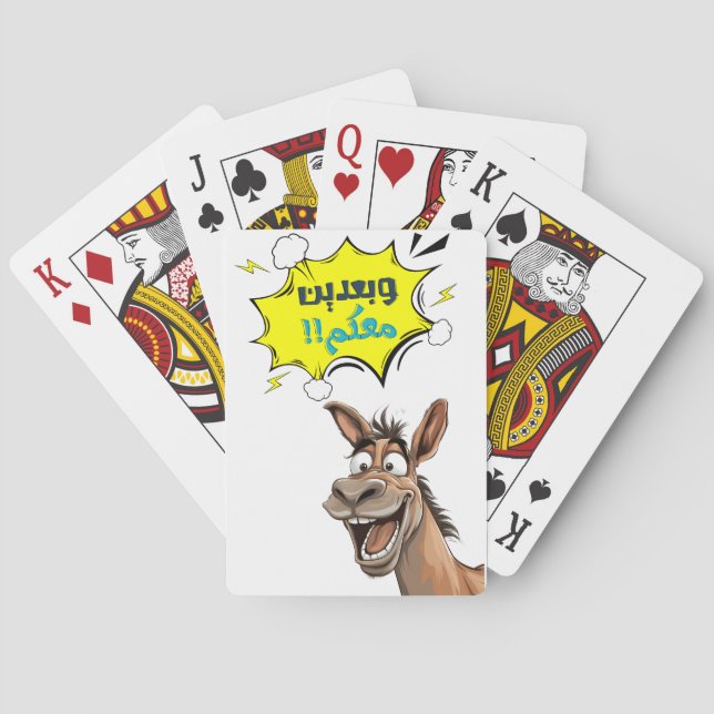 Jeu De Cartes Riez fort avec Chuck l'âne (dos)