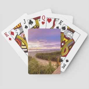 Jeu De Cartes Rivage et océan calme la Floride de plage de