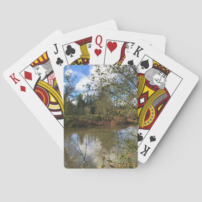 Jeu De Cartes Rivière Tualatin, Oregon (dos)