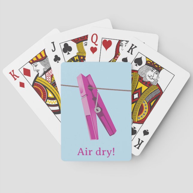 Jeu De Cartes Robe de linge (dos)