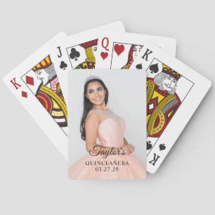 Jeu De Cartes Robe de Quinceanera Photo