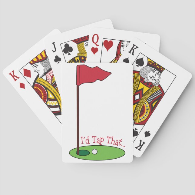 Jeu De Cartes Robinet de golf (dos)