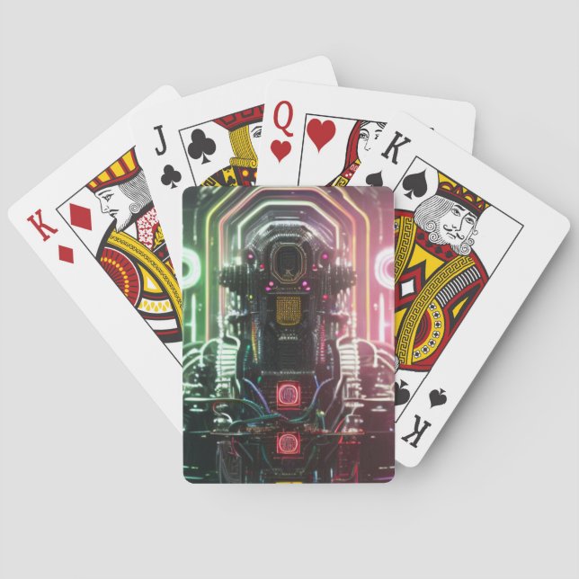 Jeu De Cartes Robot 1 Poker jouer aux cartes (dos)