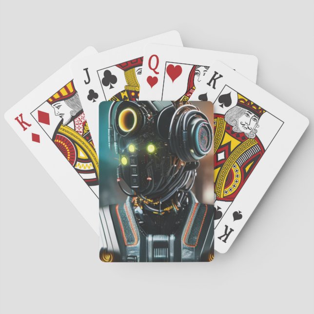 Jeu De Cartes Robot 3 Poker jouer aux cartes (dos)