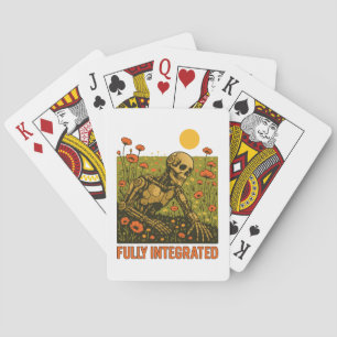 Jeu De Cartes Robot Nature Flowers Blossom Field