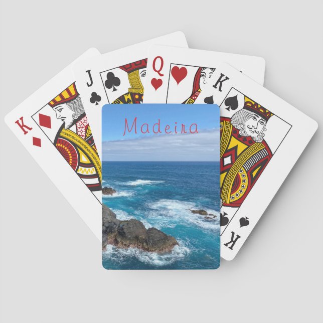 Jeu De Cartes Rochers en mer de Madère (dos)
