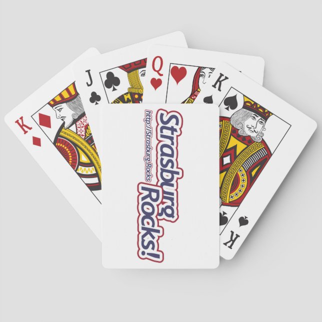 Jeu De Cartes Roches de Strasburg ! Cartes de jeu (dos)