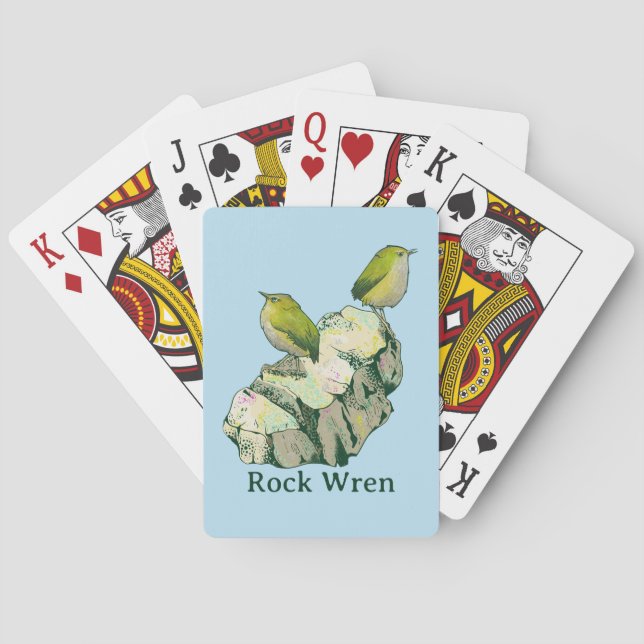 Jeu De Cartes Rock Wen birds Nouvelle-Zélande (dos)