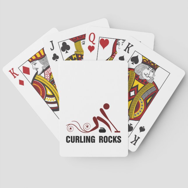 Jeu De Cartes Rocks de curling (dos)