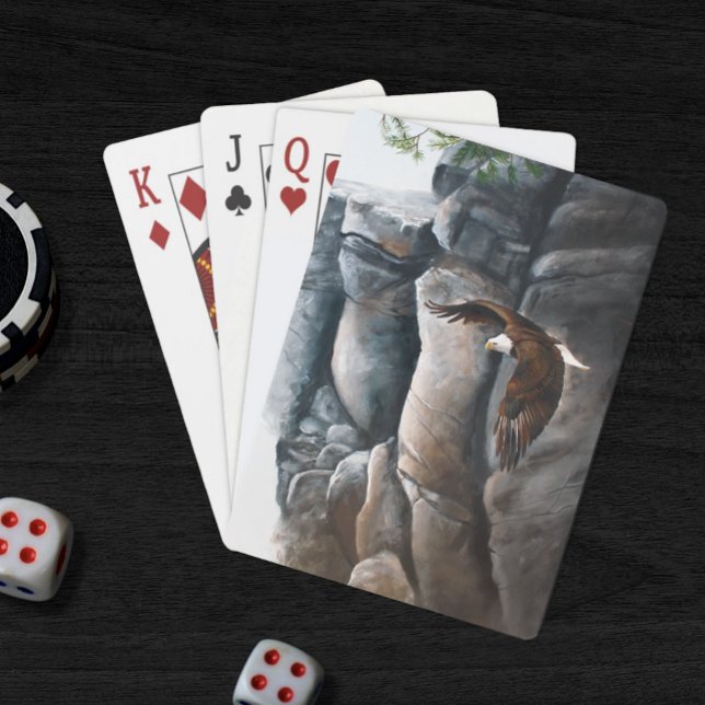 Jeu De Cartes Rocks de vol de Bald Eagle (Créateur téléchargé)