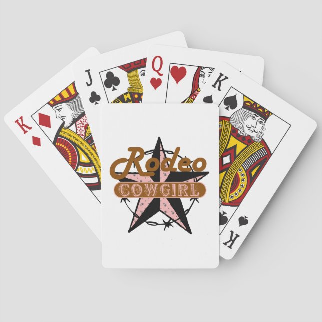 Jeu De Cartes Rodeo Cowgirl Jouer aux cartes (dos)