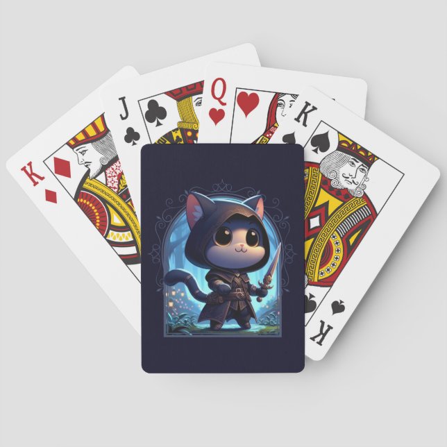 Jeu De Cartes Rogue Feline Imaginaire Adventure (dos)
