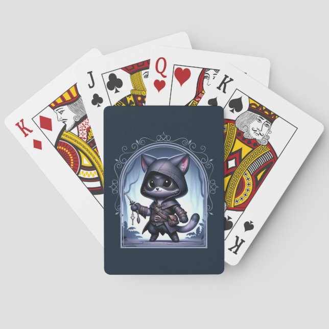 Jeu De Cartes Rogue Feline Imaginaire Adventure (dos)