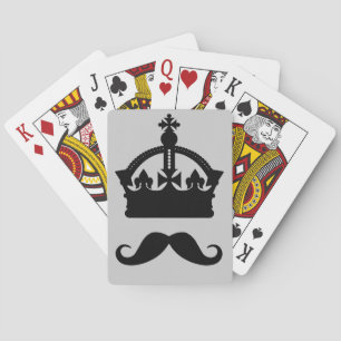Jeu De Cartes Roi de Mustaches couleurs personnalisées jouer car
