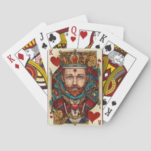 Jeu De Cartes "Roi des coeurs"