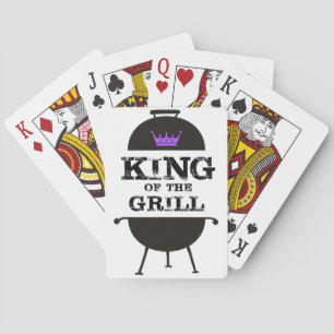Jeu De Cartes Roi Du Grill, Couronne Violette Noire