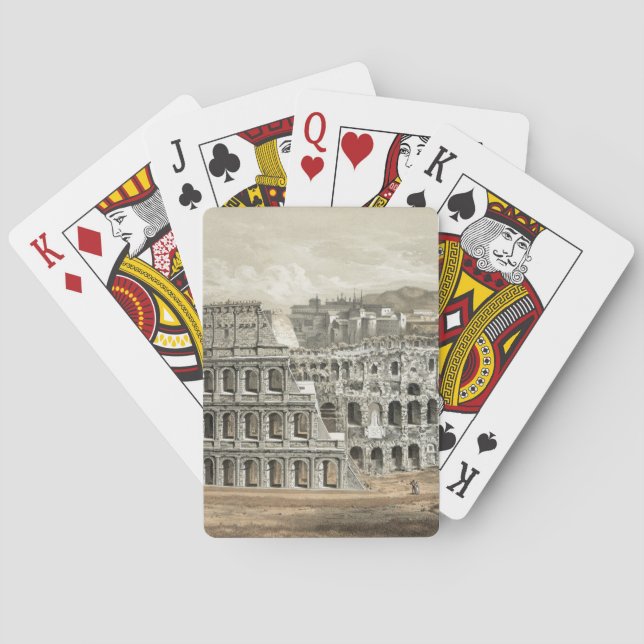 Jeu De Cartes Roman Vintage Art (dos)