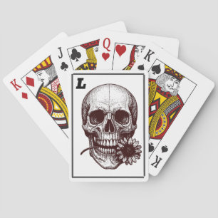 Jeu De Cartes romance du crâne