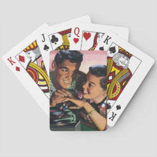 Jeu De Cartes Romance Vintage, Amoureux de Lycée