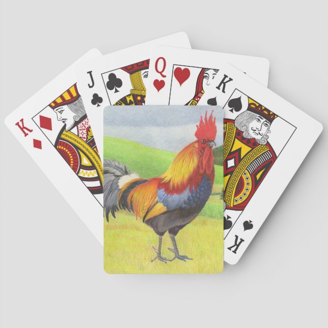 Jeu De Cartes Rooster (dos)