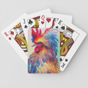 Jeu De Cartes Rooster Chicken Animal Discovery Aventure Nature
