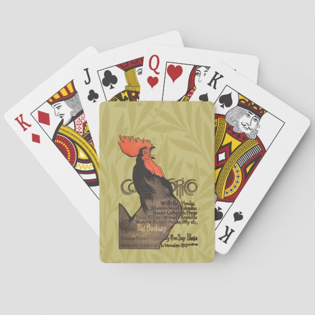 Jeu De Cartes Rooster Steinlen Cocorico (dos)