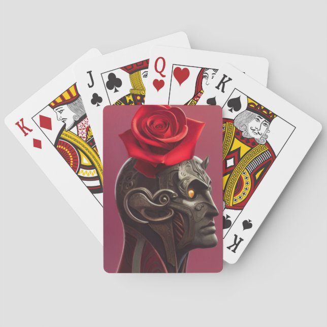 Jeu De Cartes Rose (dos)