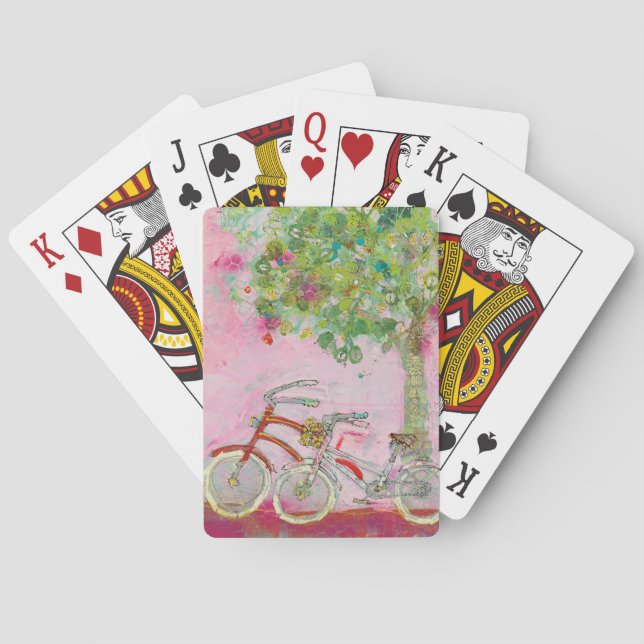 Jeu De Cartes Rose (dos)