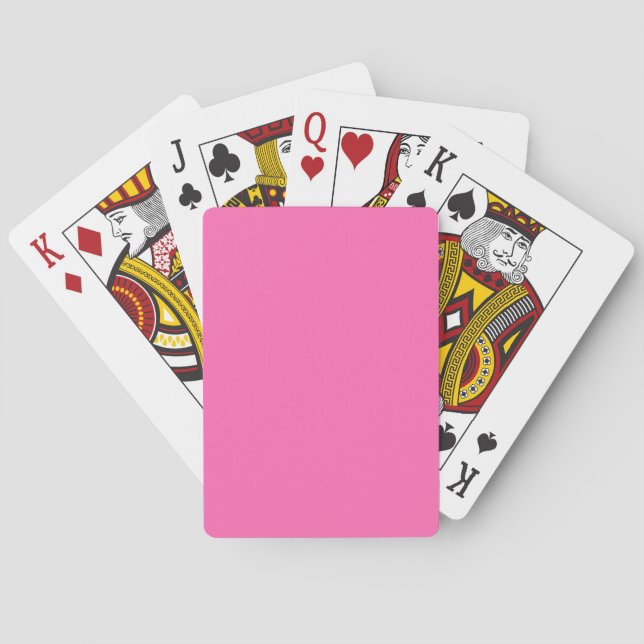 Jeu De Cartes Rose Chaude JUMBO (dos)