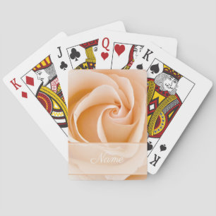 Jeu De Cartes Rose de crème personnalisée Lecture de cartes