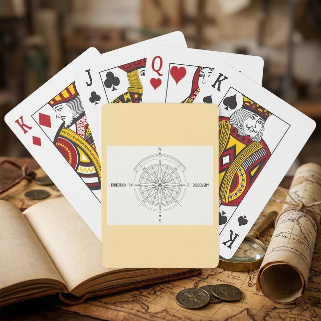 Jeu De Cartes Rose des vents de découverte de direction  (Créateur téléchargé)