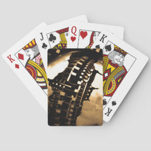 Jeu De Cartes Rose Gold Steampunk Classic Playing Cartes