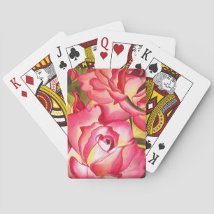 Jeu De Cartes Rose Hannah Gordon jouant aux cartes