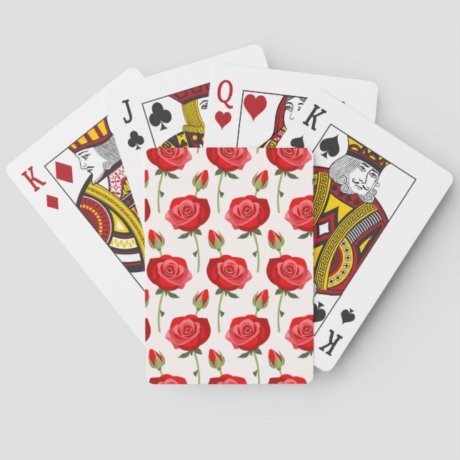 Jeu De Cartes Rose intemporel (dos)