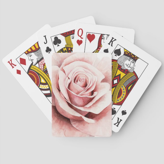 Jeu De Cartes Rose rose rose (dos)