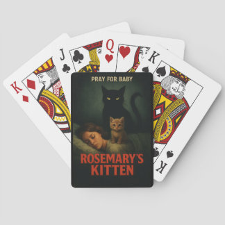 Jeu De Cartes Rosemary’s Kitten – Vintage Horror Cat Parody