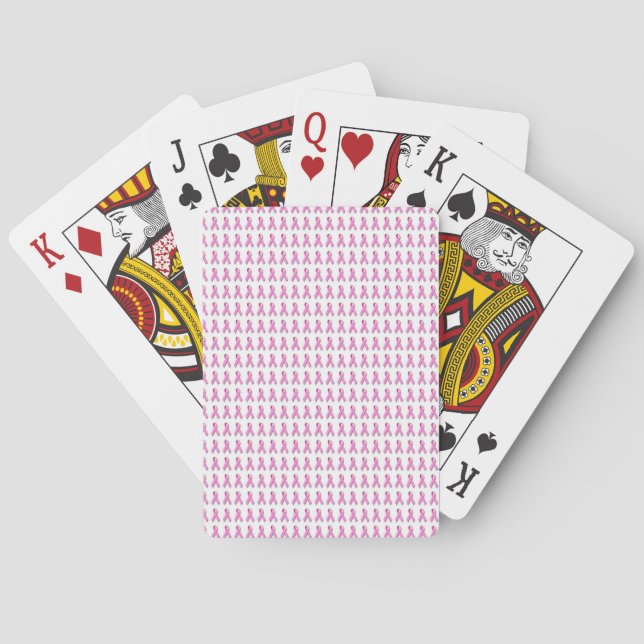Jeu De Cartes  roses Carrelage Motif (dos)