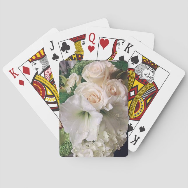 Jeu De Cartes Roses de l'Amour Lys de Vie_ (dos)