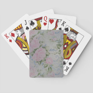 Jeu De Cartes Roses floraux roses Vintages