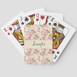 Jeu de cartes Roses Roses Fleuris