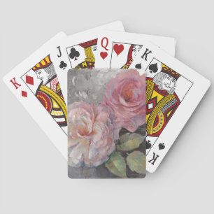 Jeu De Cartes Roses sur Grey