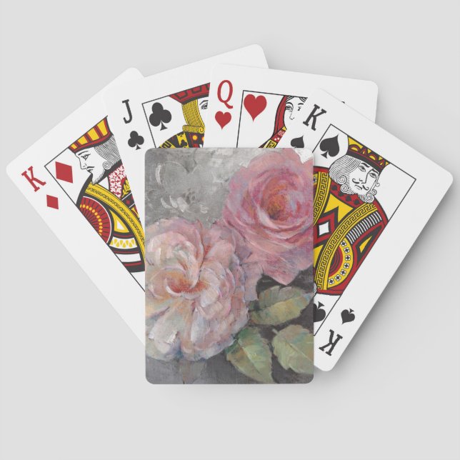 Jeu De Cartes Roses sur Grey (dos)