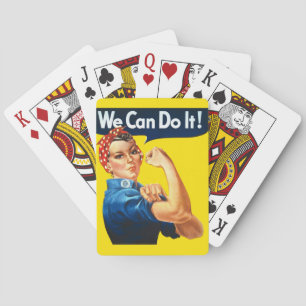 Jeu De Cartes Rosie le Riveter (Poster Iconique) (Nous pouvons l