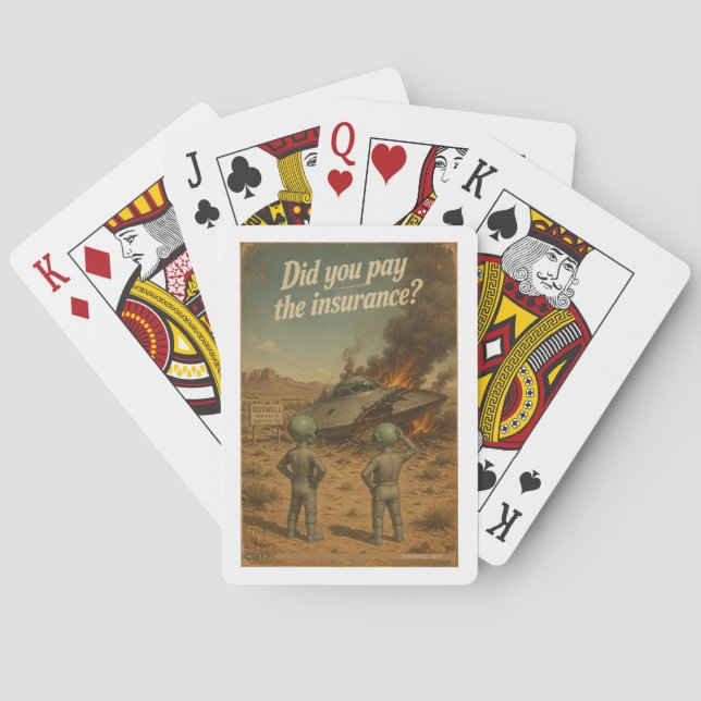 Jeu De Cartes Roswell 40-50s (dos)